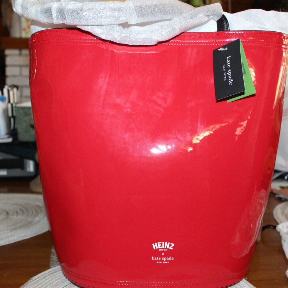 NWT Heinz X Kate Spade New York Large Tote and Key Fob STUNNING! - Picture 15 of 15